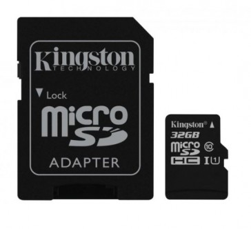TARJETA KINGSTON MICRO SD 32GB 100R SDCS2 +ADAP