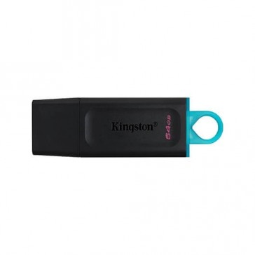 MEMORIA USB KINGSTON 64GB USB 3.2 DT EXODIA NEGRO/TURQUESA (Electrodomesticos)