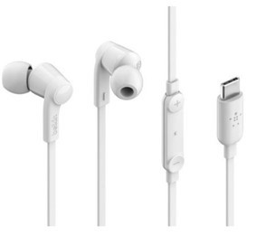 AURICULARES BOTON BELKIN USB-C IN-EAR HEADPHONE WH (Electrodomesticos)
