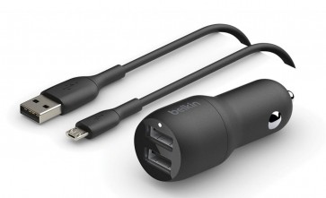 CARGADOR BELKIN COCHE USB-C 24W + CABLE (Electrodomesticos)