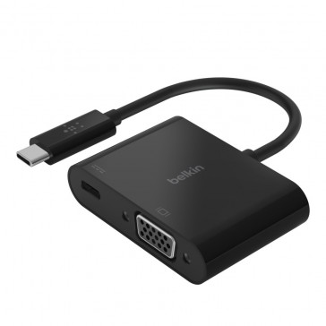 ADAPTADOR BELKIN USB-C A VGA + CARGA (Electrodomesticos)