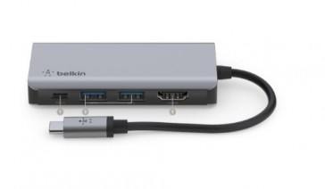 HUB USB BELKIN TIPO C 4 EN 1 HDMI USB-C USB-A     