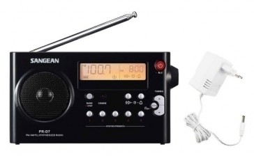 RADIO SANGEAN PR-D7 BLACK AM/FM DIGITAL RDS       