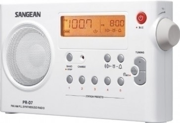 RADIO SANGEAN PR-D7 WHITE AM/FM DIGITAL RDS       