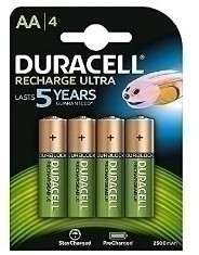PILA RECARGABLE DURACELL AA LR06 STAY CHARGE B4   