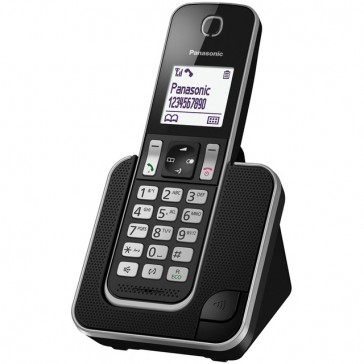 TELEFONO PANASONIC KX-TGD310SPB NEGRO DECT MANOS LIBRES 1,8"