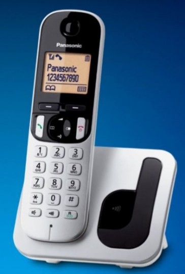 TELEFONO PANASONIC KXTG210SPS GRIS NEGRO