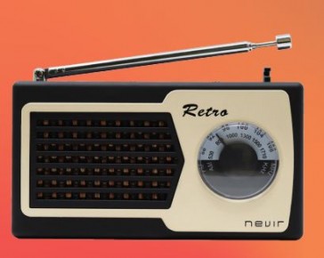 RADIO NEVIR NVR-200 RETRO FM/AM NEGRO             