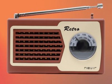 RADIO NEVIR NVR-200 RETRO FM/AM MARRON            