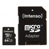 MEMORIA MICRO SDXC INTENSO 64GB UHS-I C10 C-ADAPT 
