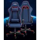 SILLA GAMING NASA GALACTIC BLUE M/RED AJUSTABLE