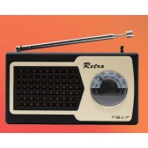 RADIO NEVIR NVR-200 RETRO FM/AM NEGRO             