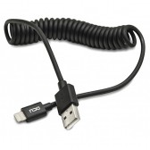 CABLE DCU USB-MFI IPHONE NEGRO RIZADO 34101270    