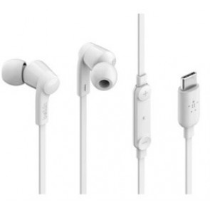 AURICULARES BOTON BELKIN USB-C IN-EAR HEADPHONE WH (Electrodomesticos)