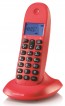 TELEFONO MOTOROLA DECT C1001LB ROJO